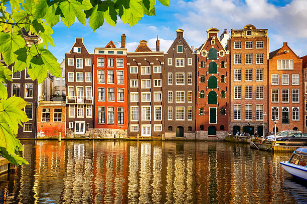 istock Old buildings in Amsterdam 467935500