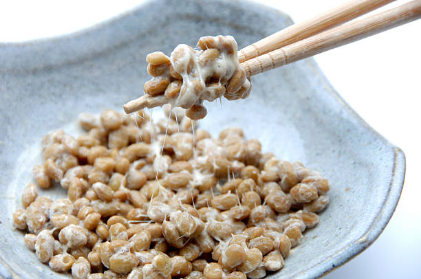 istock fermented soybeans with soy sauce 467935806