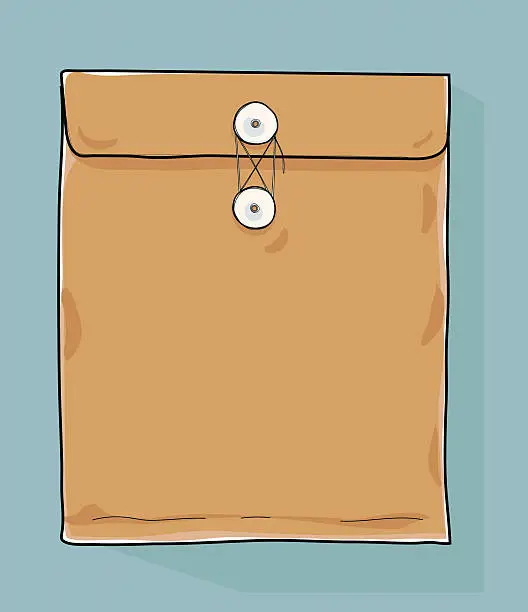 Vector illustration of document Envelope hand drawn