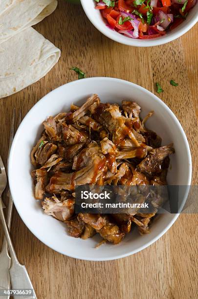 Pulled Pork Stock Photo - Download Image Now - Above, Pulled Pork, American Culture