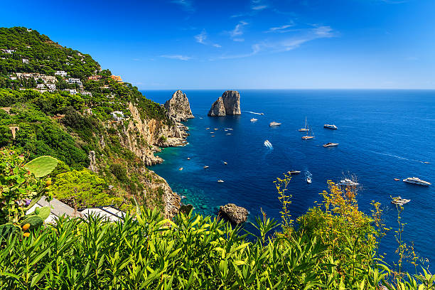 istock Capri island,beach and Faraglioni cliffs,Italy,Europe 467938652