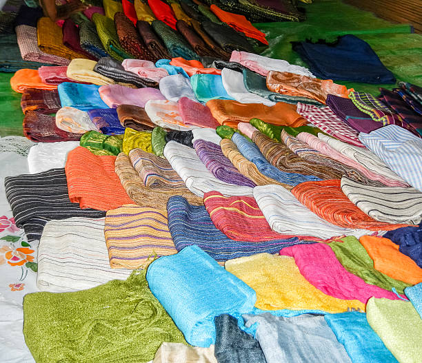 istock Cambodia Silk Scarves 467939658