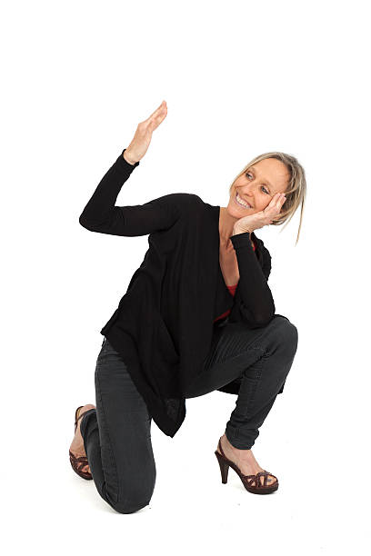 istock Beautiful woman doing different expressions in different sets of clothes 467939838