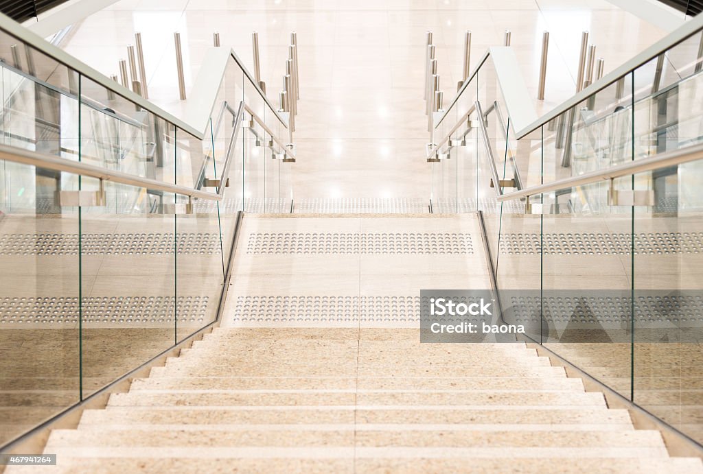 marble stairs A marble staircase in a modern building. 2015 Stock Photo