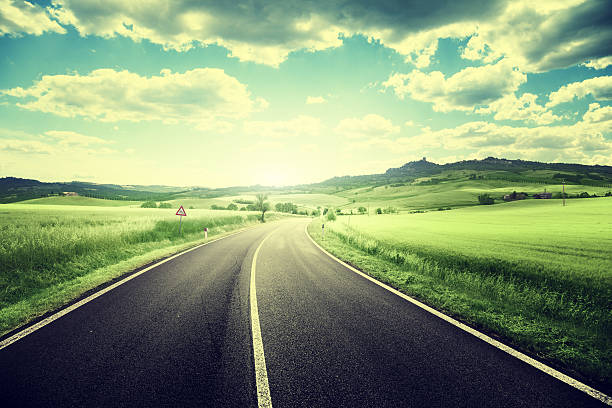 istock asphalt road in Tuscany Italy 467941432