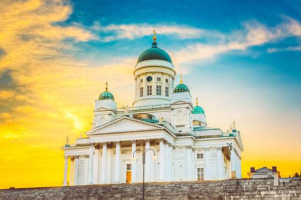 istock Helsinki Cathedral, Helsinki, Finland. Summer Sunset Evening 467942124