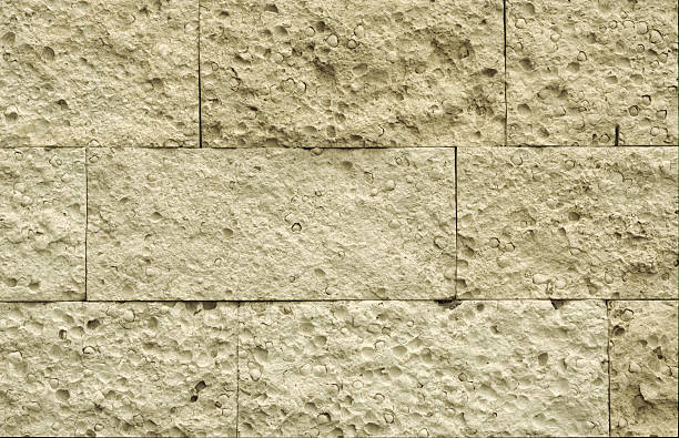 Telhas de pedra parede - fotografia de stock