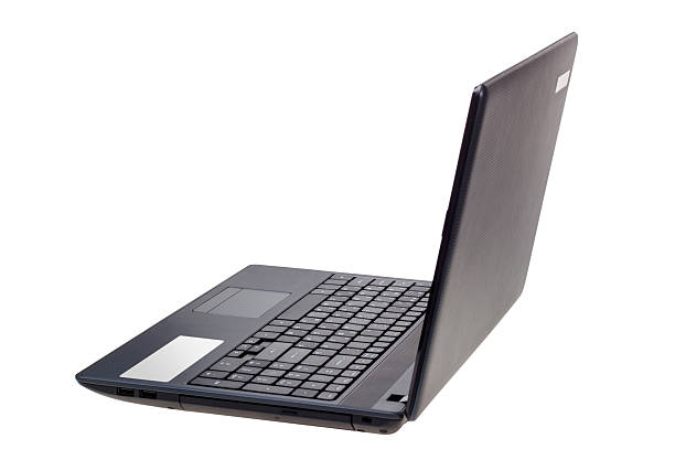 istock Electronic collection - Modern laptop isolated on white background 467948036
