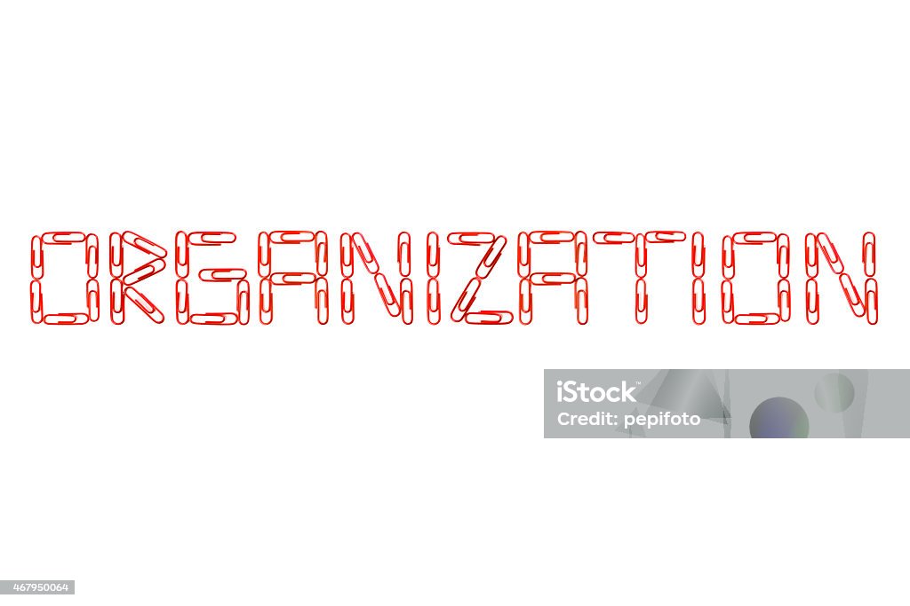 Wort Organisation - Lizenzfrei 2015 Stock-Foto
