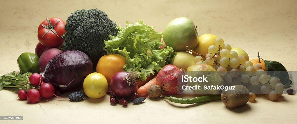 채소 및 과일 - 로열티 프리 0명 스톡 사진