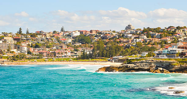 istock Beautiful town at sea side near Bondi beach 467955704