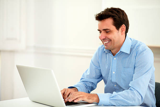 istock Latin 30s entrepreneur working on his laptop 467958169
