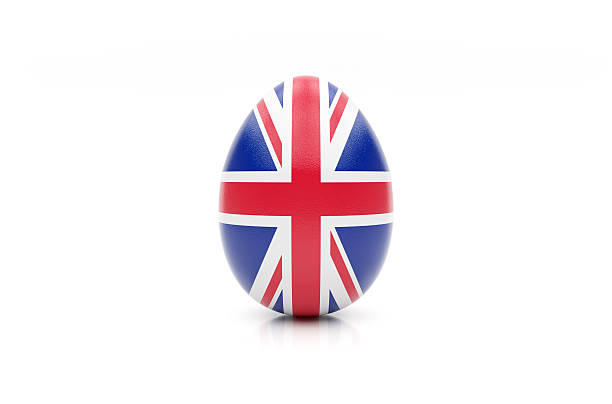 istock Easter egg painted with the flag of Great Britain 467960080