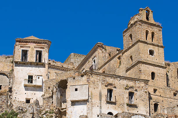 istock Panoramic view of Craco. Basilicata. Italy. 467960164