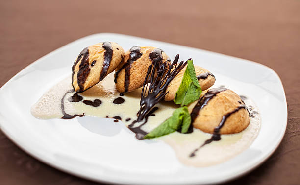 istock tasty dessert with chocolate 467960315