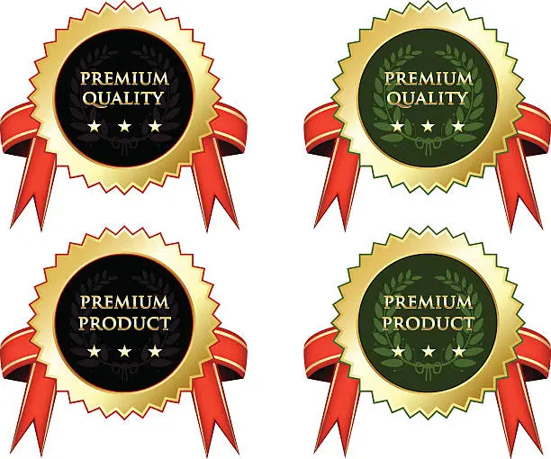 Vector illustration of Premium Awards