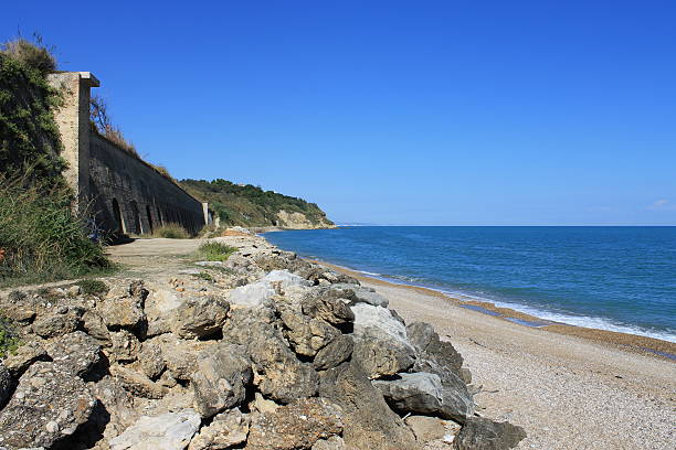 The path along the coast, near Ortona