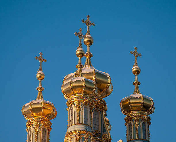istock Golden domes of Tsarskoye Selo 467965373