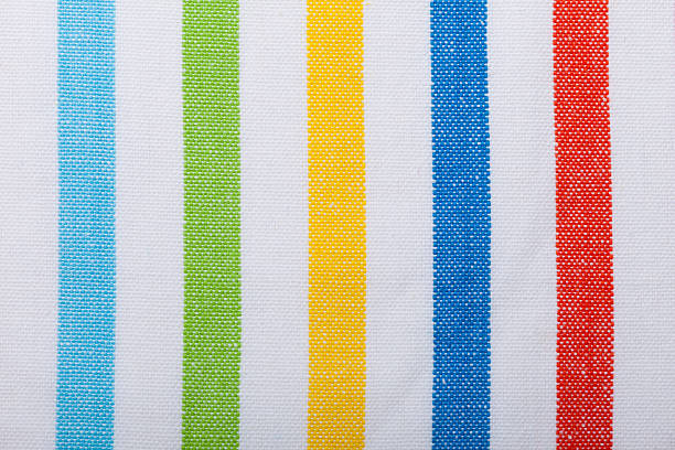 istock Closeup of colorful striped textile as background or texture 467966945