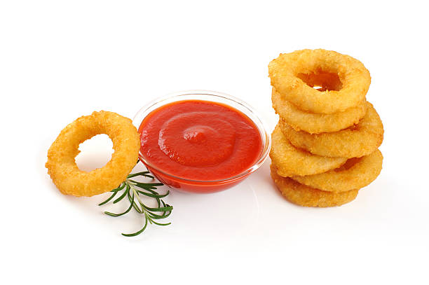 istock Onion rings and ketchup. 467969604