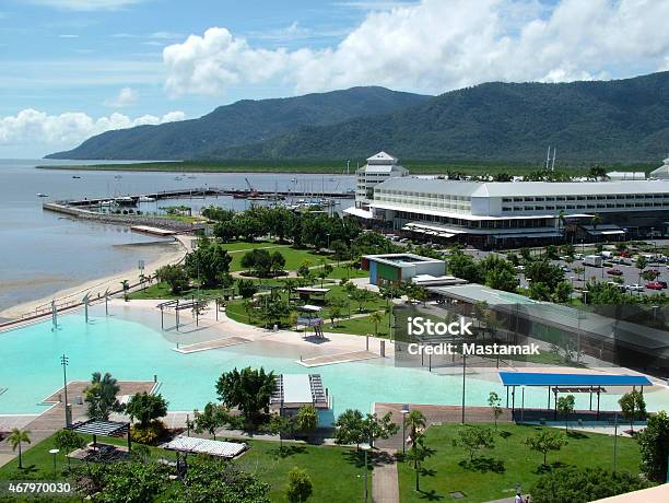 Cairns Lagoon And Pier Stock Photo - Download Image Now - Cairns - Australia, Australia, Lagoon