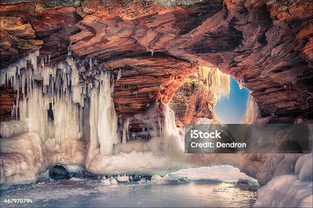 Ice Arch Stock Photo - Download Image Now - Ice Cave, Apostle Islands - Wisconsin, USA