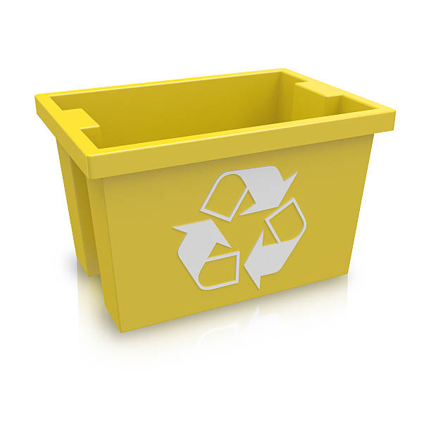 istock Yellow Recycling Tub 467972595