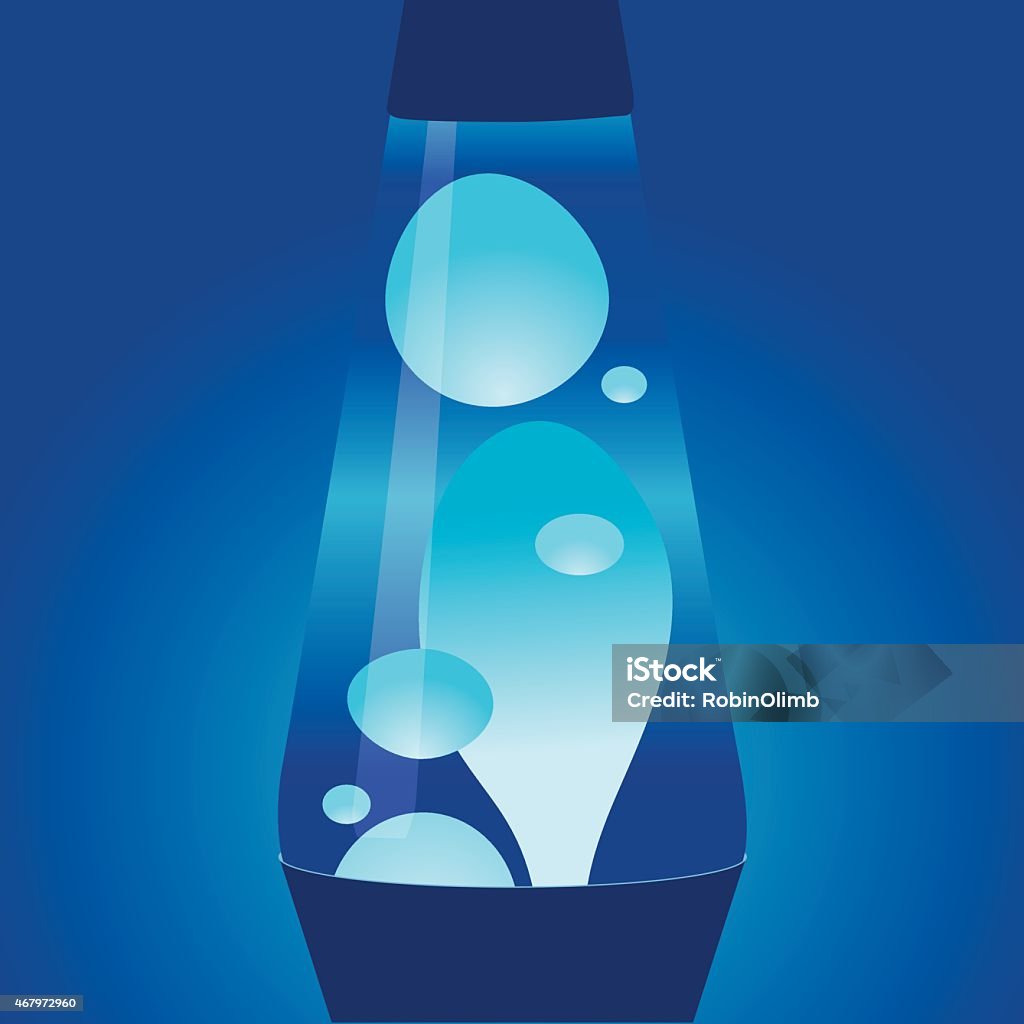 Lámpara de estado de ánimo - arte vectorial de Lava libre de derechos