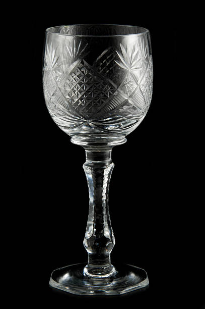 istock isolated crystal glass bowl with backlight 467982458