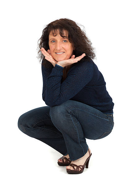 istock Beautiful woman doing different expressions in different sets of clothes 467989574