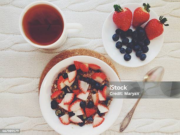 Breakfast Stock Photo - Download Image Now - Almond, Blueberry, Breakfast