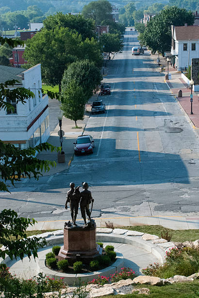 View down Main Street Hannibal Missouri