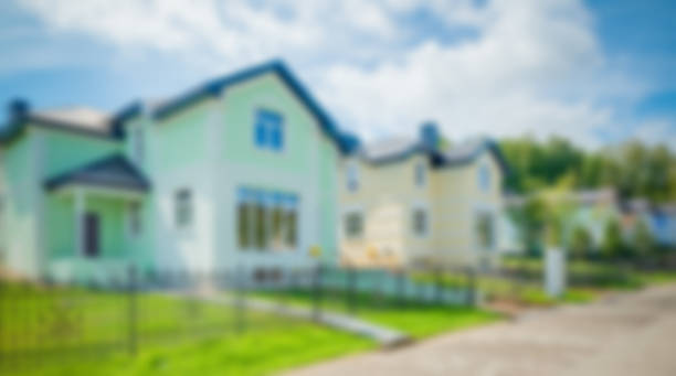 istock Abstract blur background of house exterior 467993540