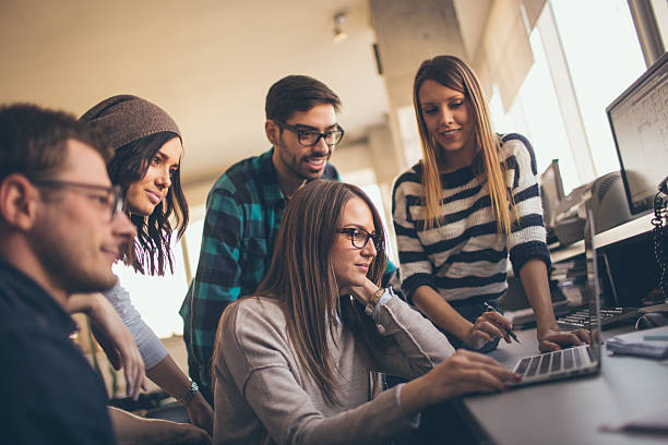 istock Group of young designers searching for new ideas 467993902