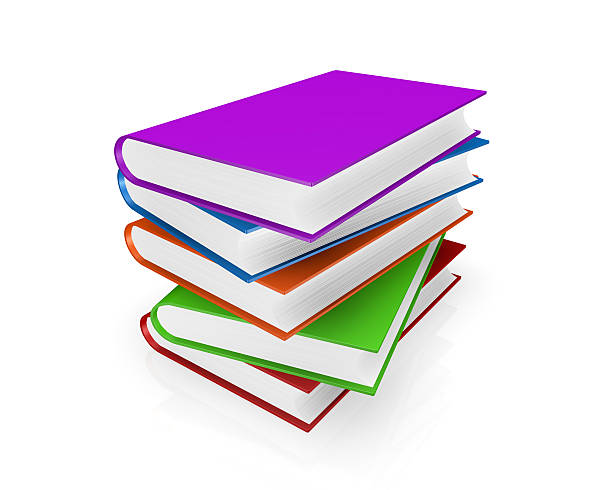 istock colorful full Books on white background 467994060