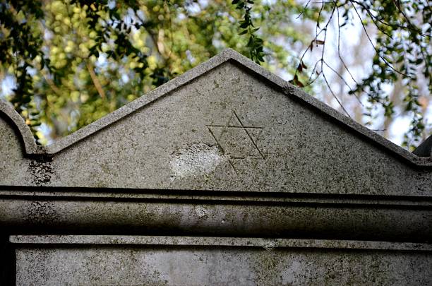 istock Star of David on a gravestone 467994425