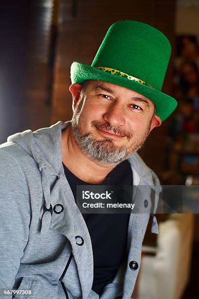 Funny Leprechaun Stock Photo - Download Image Now - 2015, Adult, Adults Only