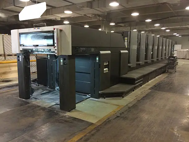 Eight-color printing presses