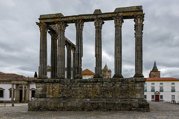 istock Roman Temple of Evora 468000272