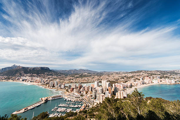 istock View of touristic town, Calpe, Spain 468009646