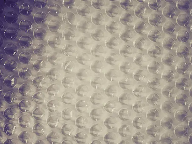 Vintage looking bubble wrap sheet useful as a background