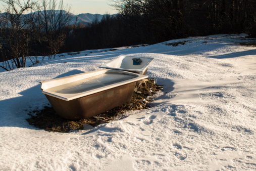 Drinking troughs on Mount Carmo