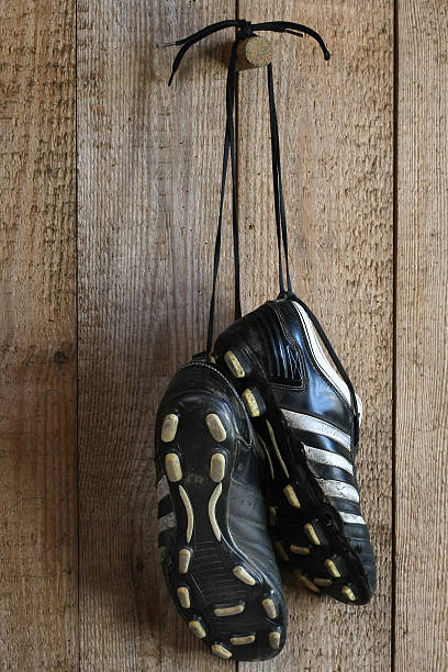 istock Football shoes 468023027