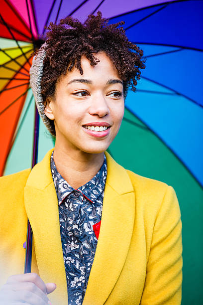 istock Woman with umbrella 468030591
