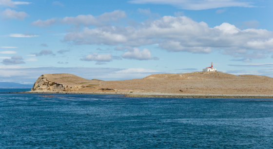 Panorama Magdalena Island, estrecho de magallanes, Patagonia, Chile photo