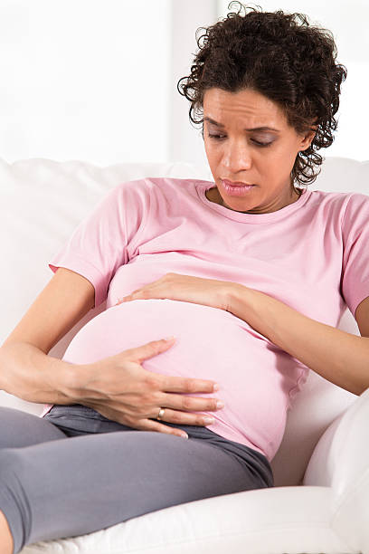 istock Worried pregnant woman 468040671