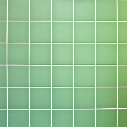 Green wall tiles as a background image