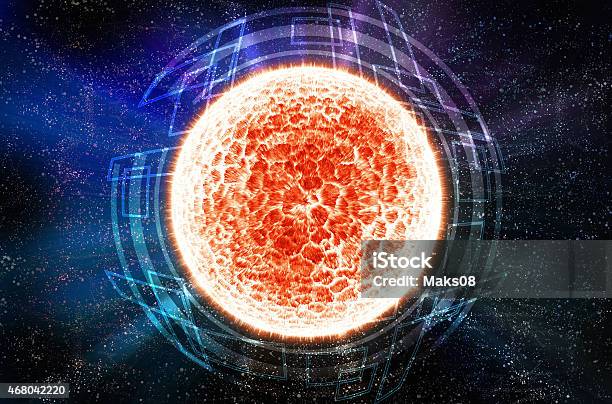 Abstract Fireball Planet Stock Photo - Download Image Now - 2015, Abstract, Backgrounds