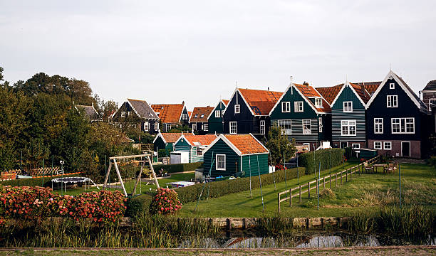 marken island, netherlands - prinsjesdag stockfoto's en -beelden