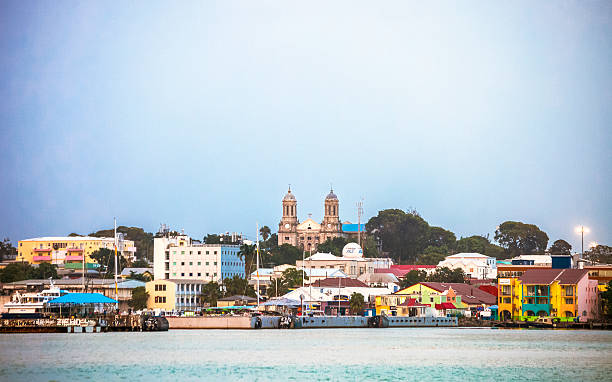 istock Caribbean town. St John's, Antigua & Barbuda. 468045512